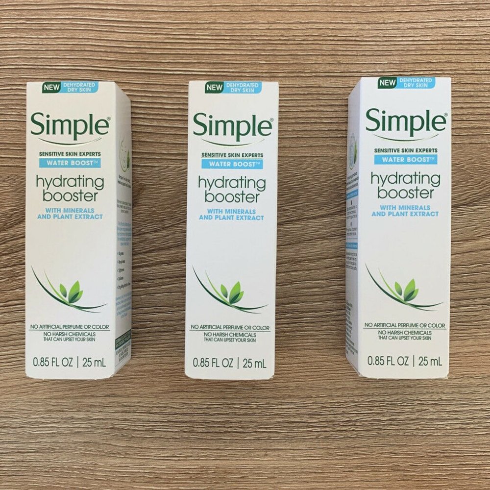 Pk 3 SIMPLE Water Hydrating Booster Sensitive Skin